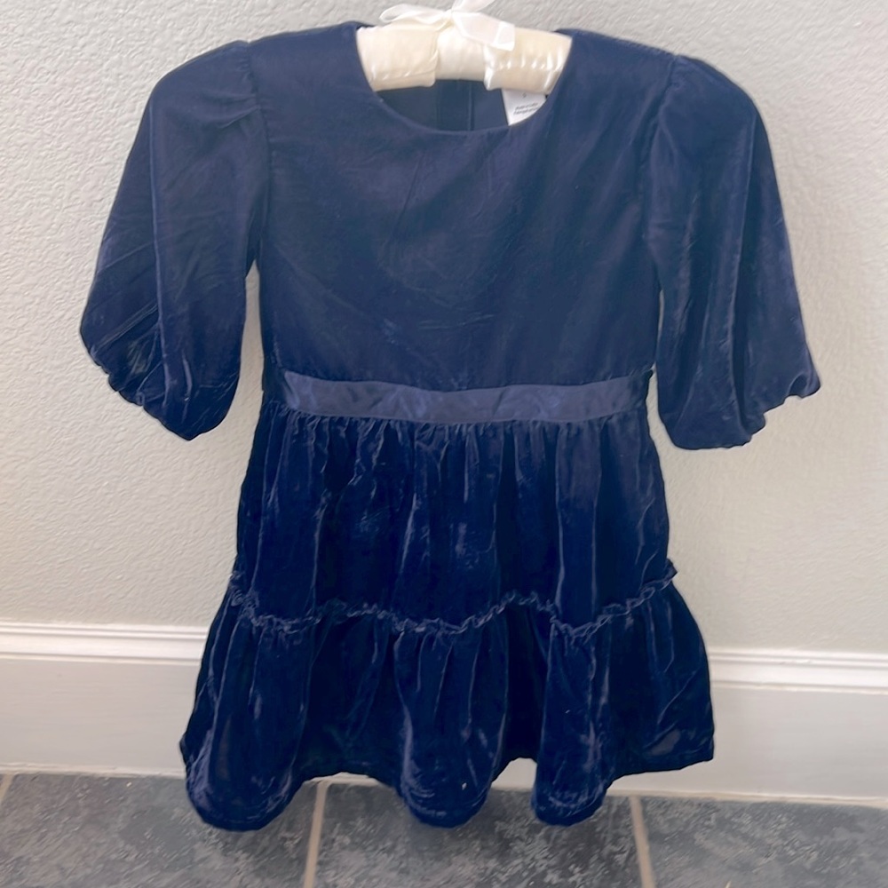 Girls Puffed Sleeve Party Dress
